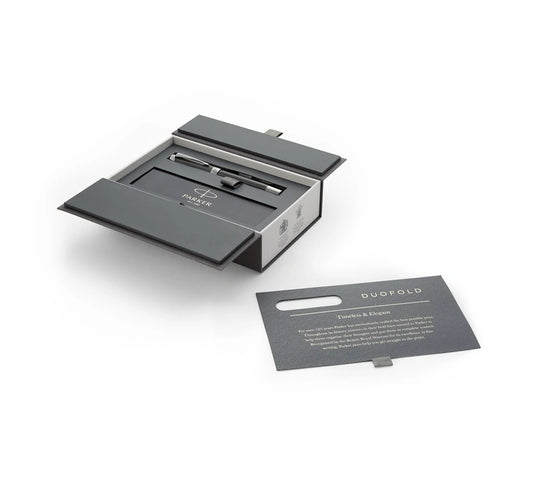 Parker Duofold - Prestige Black Chevron CT- CENT