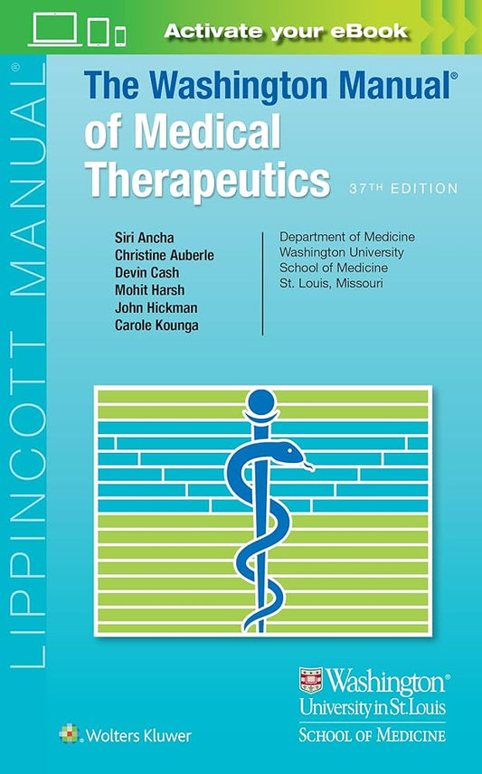 The Washington Manual of Medical Therapeutics 37th edition