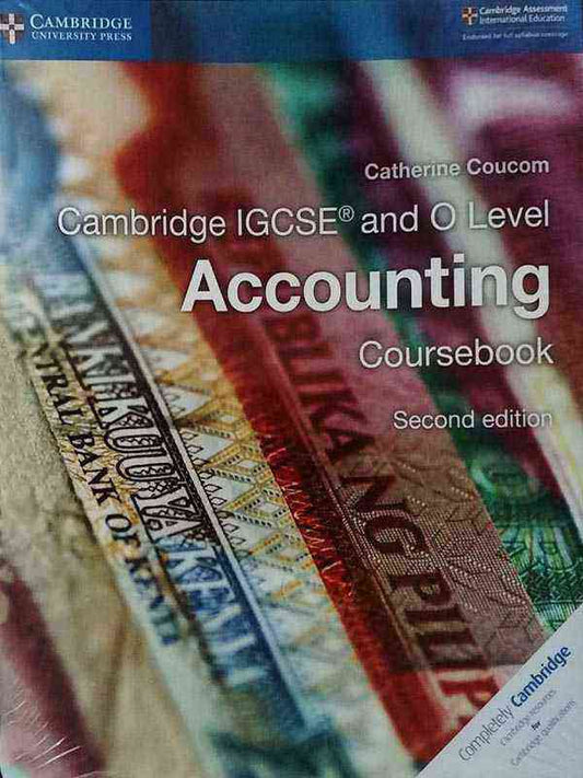 Cambridge IGCSE® and O Level Accounting Coursebook Second Edition BY CATHERINE COUCOM Available In Pakistan.