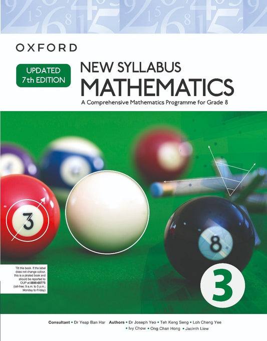 New Syllabus Mathematics Book 3 Updated 7th Edition D3 Updated 7th Edition