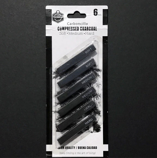 Keep Smiling Compressed Charcoal 6 Pcs Set