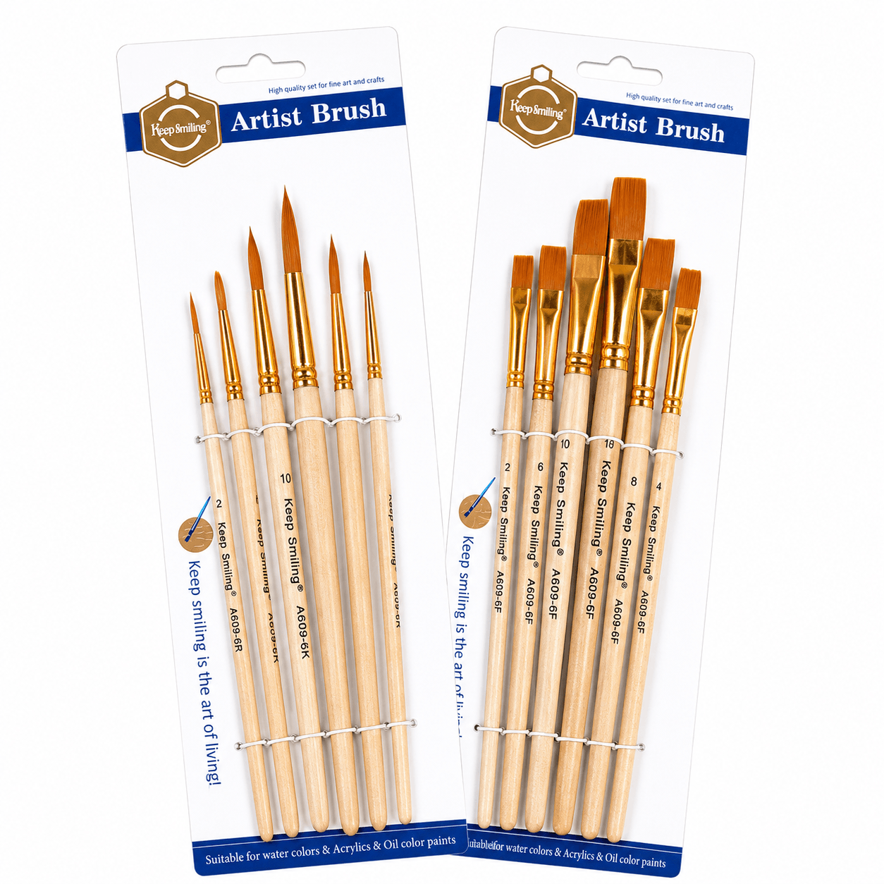Keep Smiling Artist Brush Set of 6 – Fareed Book Centre