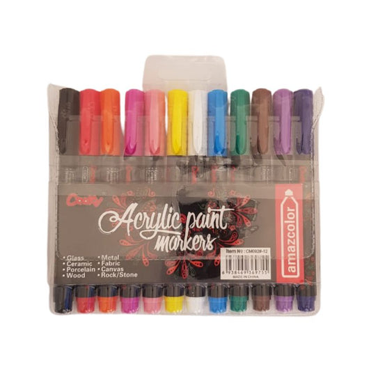 COOKY Acrylic Paint Markers 12pc