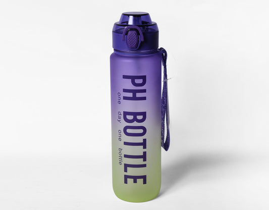 Eyun BPA Free Leakproof Water Bottle 1000 ml (Purple & Green)