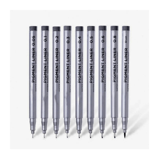 Keep Smiling Pigment Liner Pack Of 9