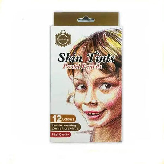 Keep Smiling Skin Tints Pastel Pencils Color (12Pcs)