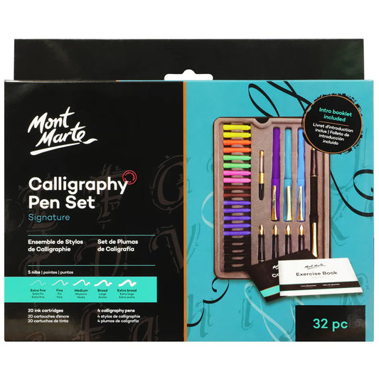 MONT MARTE CALLIGRAPHY PEN SET SIGNATURE 31PC