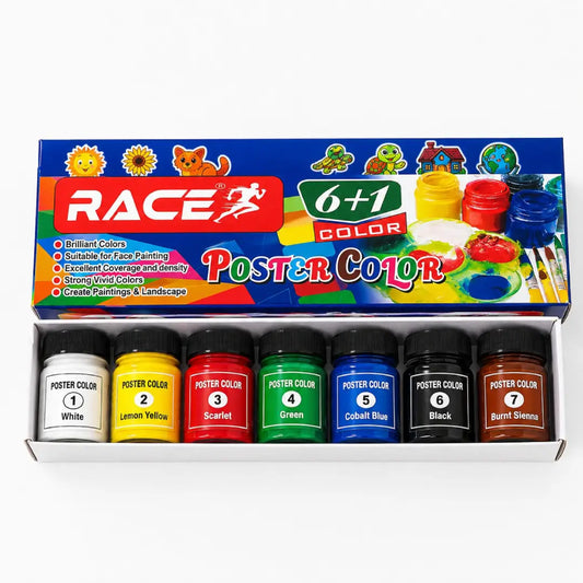 Race Poster Colours β 6+1 Color Set