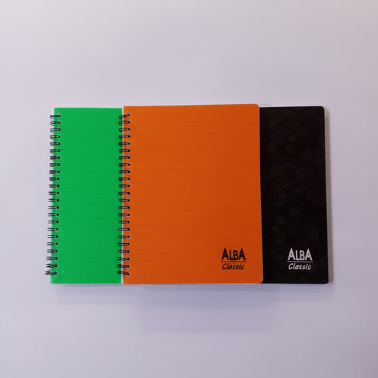 Alba Classic Spiral Notebook (160 Pages)