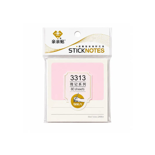Aesthetic Stick Notes Pad โ 80 Sheets