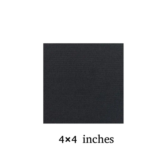 Premium Black Square Canvas — 4×4 inches