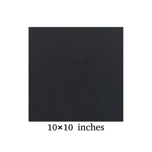 Premium Black Square Canvas — 10×10 inches
