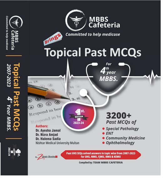 MBBS CAFETARIA TOPITAL PAST MCQS 4TH YEAR MBBS