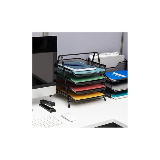 Heavy Duty Metal 4 Tier story Desktop Document Letter Tray