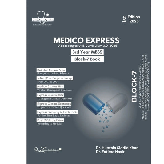 Medico Express Block-7 Book – 3rd Year MBBS