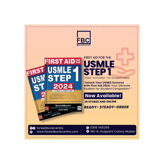 First Aid For The USMLE Step 1 2024 Edition With Free Delivery all over Pakistan