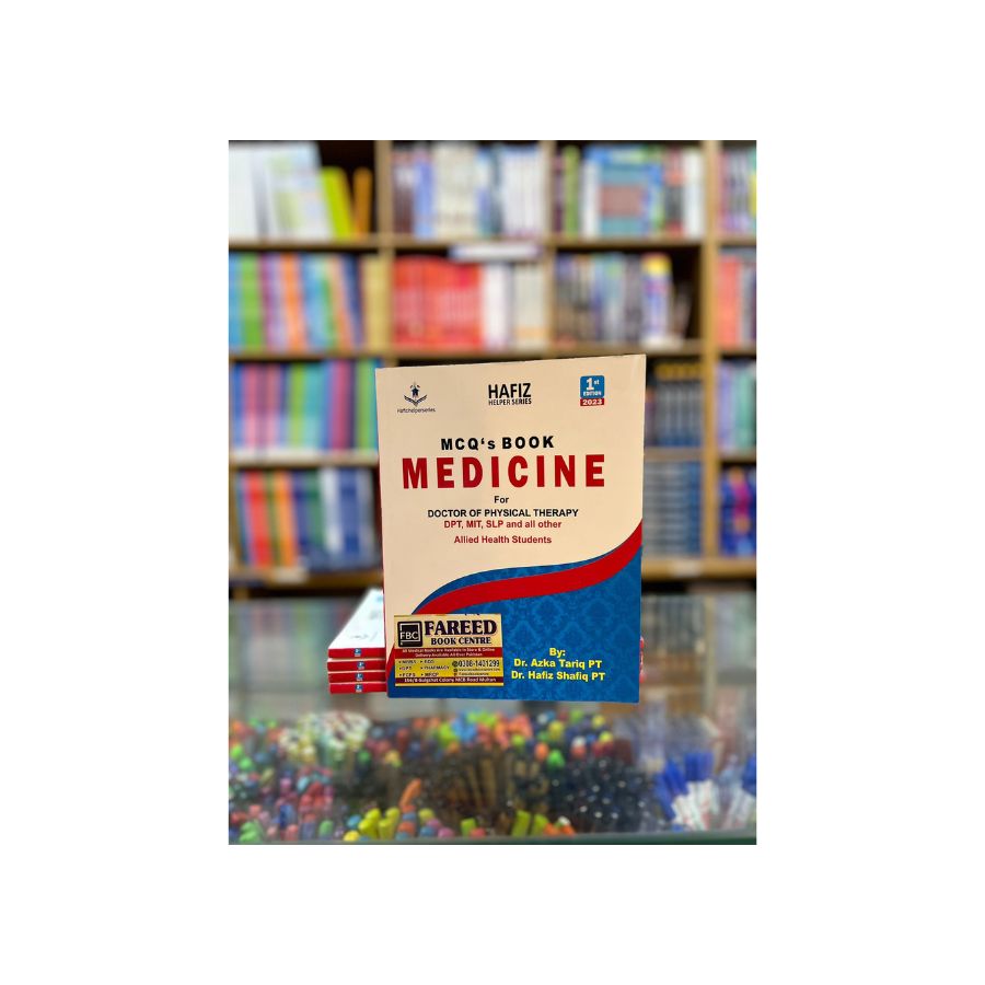 HAFIZ HELPER SERIES MCQS BOOK OF MEDICINE FOR DPT