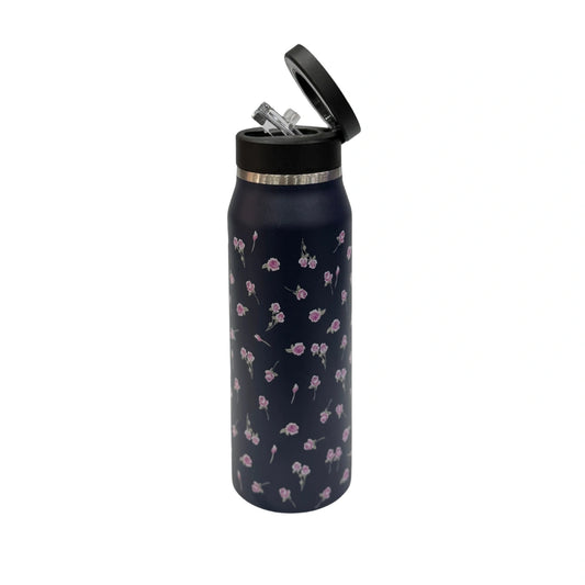 MagSafe Phone Holder Water Bottle with Straw – Insulated Stainless Steel Tumbler with Magnetic Phone Mount Lid