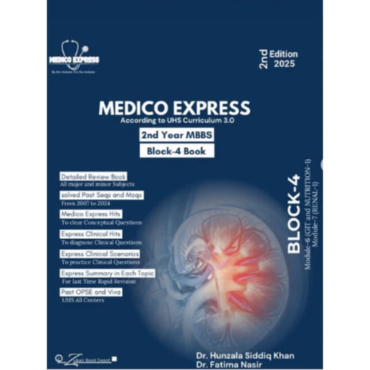 Medico Express Block-4 Book – 2nd Year MBBS