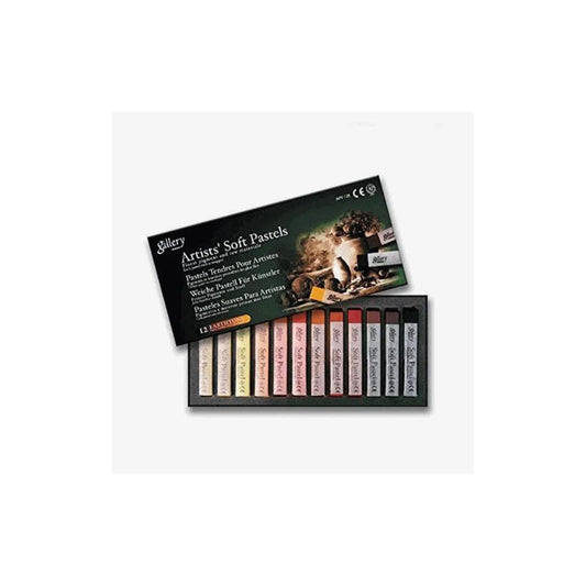 Gallery Artists Soft Pastels Earthtone Set Of 12 Pieces