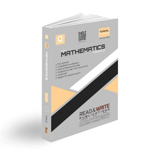 262 Mathematics O Level Paper 2 Topical Workbook By Editorial Board