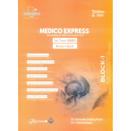 Medico Express Block-1 Book – 1st Year MBBS