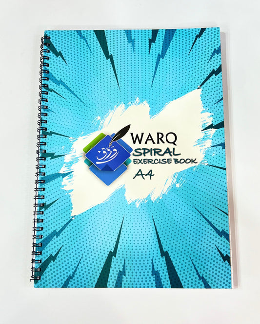 WARQ SPIRAL NOTEBOOK  A4 SIZE IMPORTED PAPER