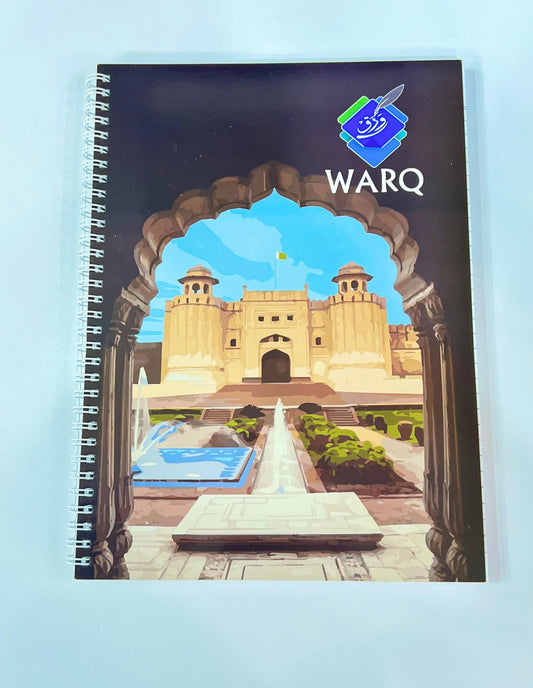 WARQ SPIRAL NOTEBOOK  A4 SIZE IMPORTED PAPER (SHAHI QILA)