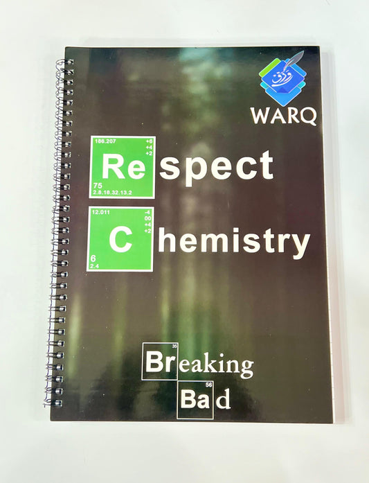 WARQ SPIRAL NOTEBOOK  A4 SIZE IMPORTED PAPER (BREAKING BAD)