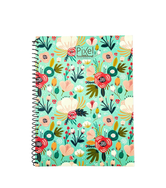 PIXEL SPIRAL SUBJECTS NOTEBOOK 6 SUBJCTS A4 SIZE IMPORTED PAPER