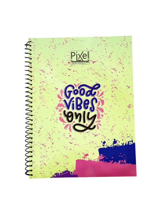 PIXEL SPIRAL SUBJECTS NOTEBOOK 6 SUBJCTS A4 SIZE IMPORTED PAPER