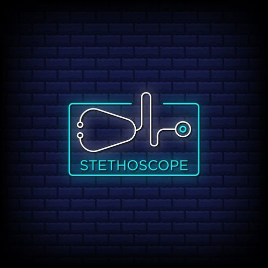 STETHOSCOPE - NEON SIGN FOR MEDICAL
