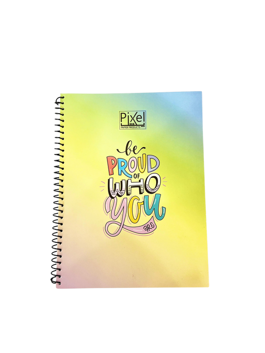 PIXEL SPIRAL SUBJECTS NOTEBOOK 4 SUBJCTS A4 SIZE IMPORTED PAPER