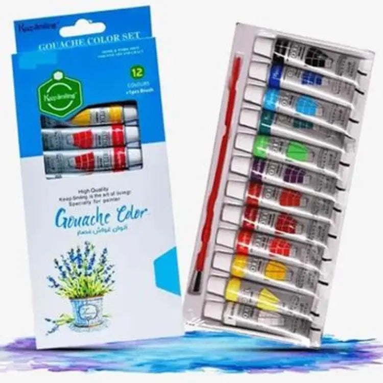 KEEP SMILING GOUACHE COLOUR PACK OF 12