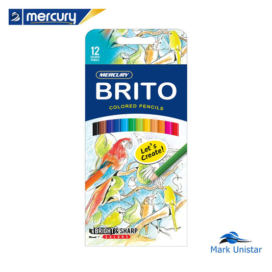 Mercury BRITO Color Lead 12 Colors Set (Full Size) Box Pack