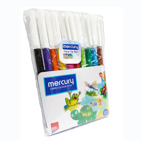 Mercury Fibre Color Marker Set of 6 & 10 (Pack)