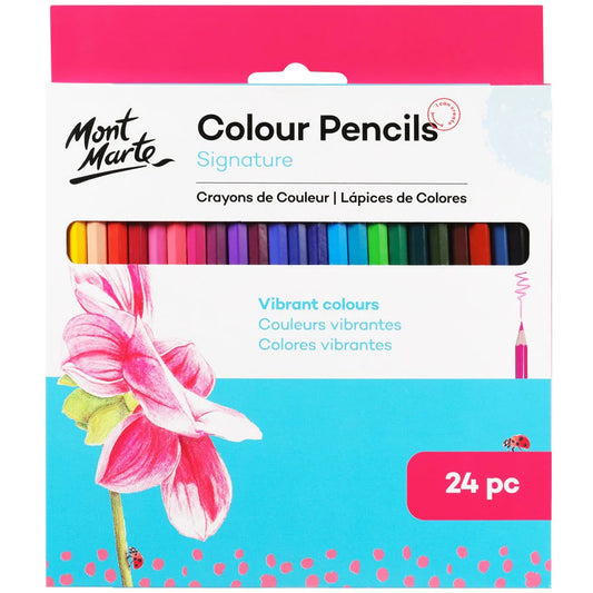 MONT MARTE COLOUR PENCILS SIGNATURE PACK OF 24