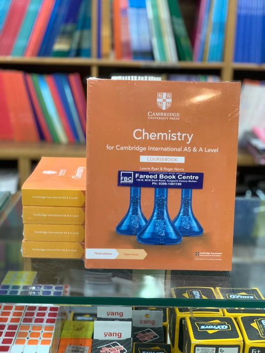 Cambridge International AS & A Level Chemistry Coursebook Third Edition BY LAWRIE RYAN ORIGINAL