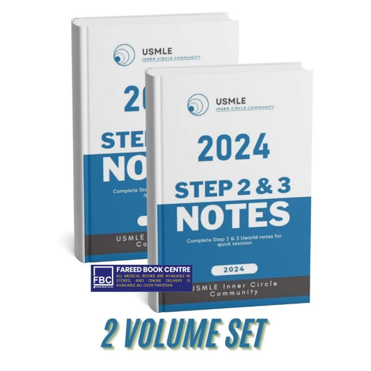 Inner Circle Notes for USMLE Step 2 & 3 – Latest Edition (2 Volume Set)