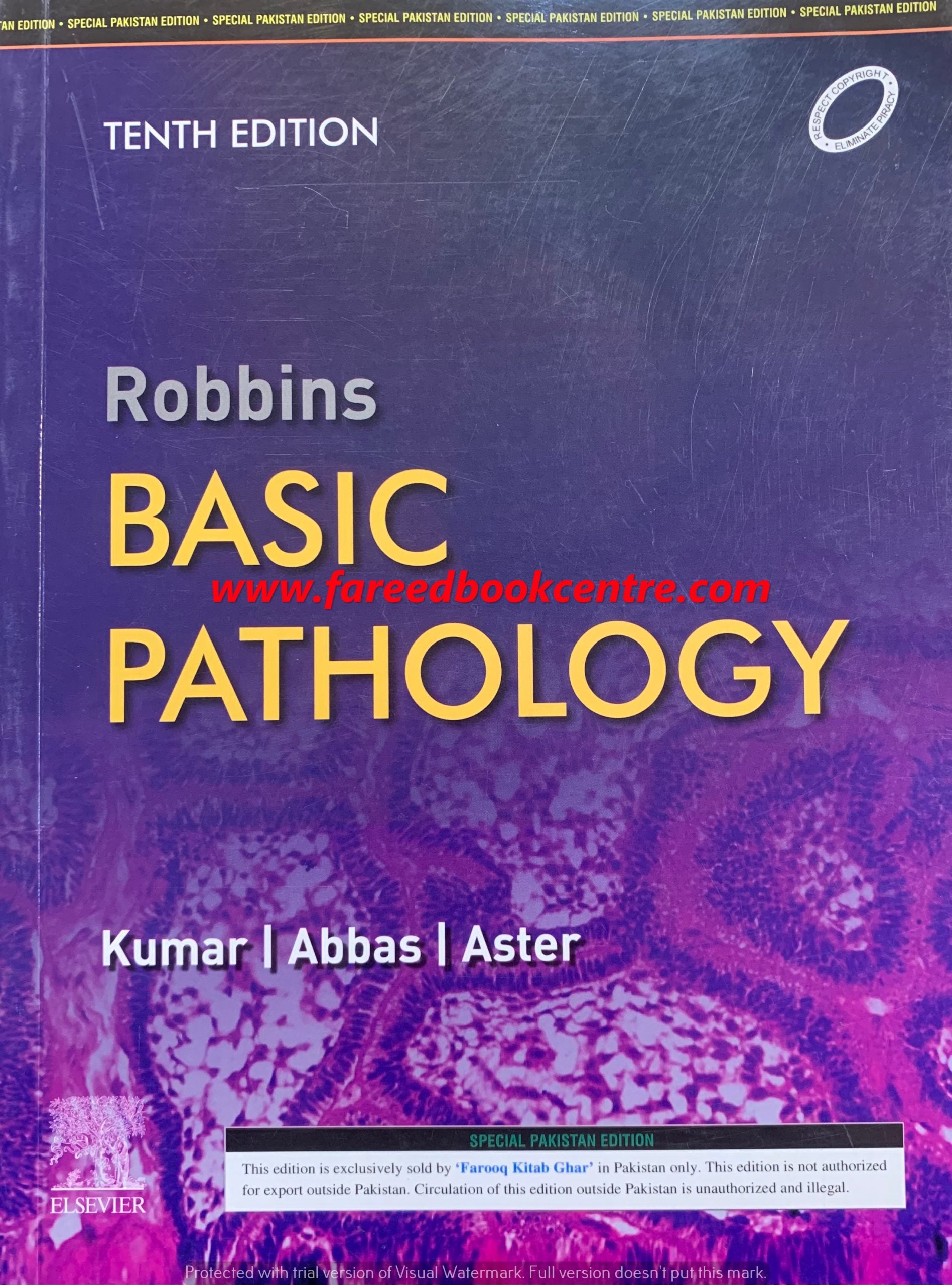 ROBBINS BASIC PATHOLOGY 10TH EDITION BY KUMAR ABBAS ASTE. (MEDIUM ROBB ...