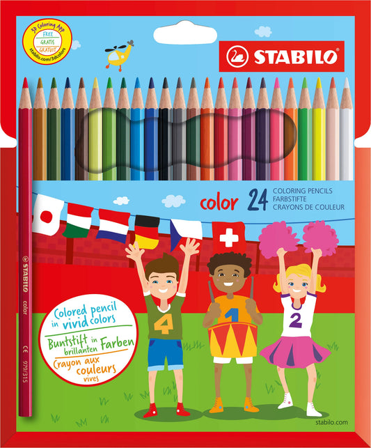 Stabilo Color Pencils Pack of 12 And 24