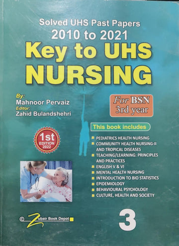 KEY TO UHS NURSING FOR 3RD YEAR, 1E