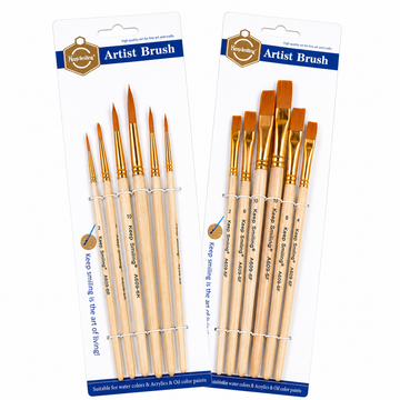 Keep Smiling Artist Brush Set of 6