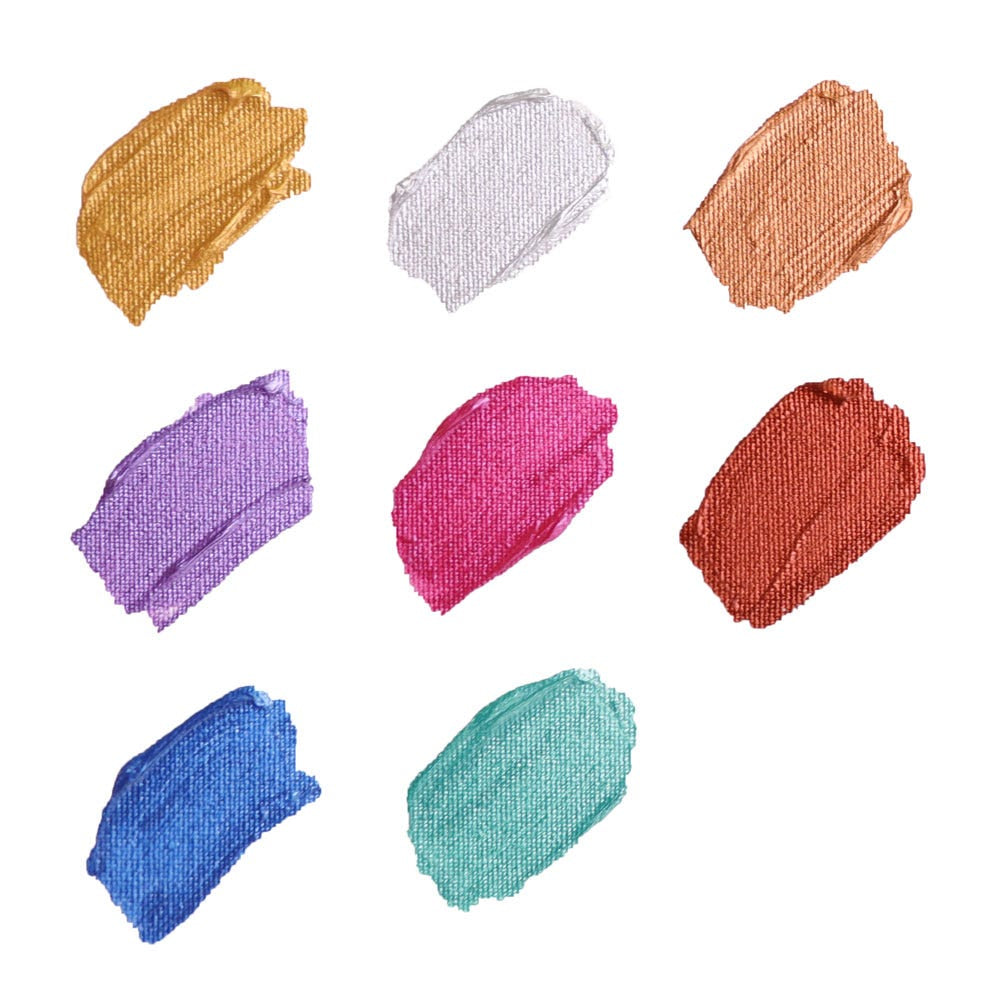 Mont Marte Metallic Acrylic Paint Intro Set Premium 8pc x 18ml