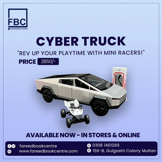 Tesla Cyber Truck Toy Car with Racer bike