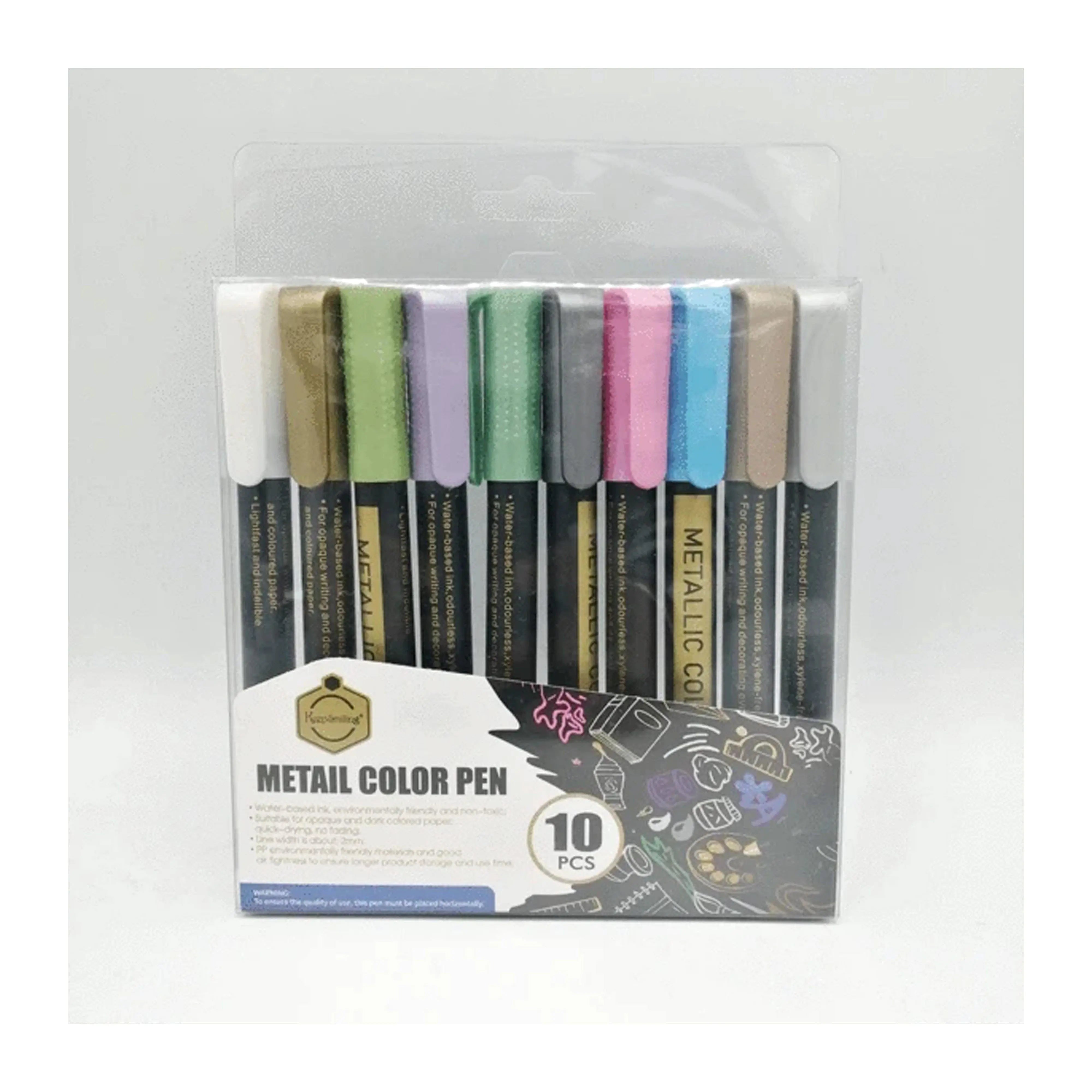 Metal Color Pen Keep Smiling Metallic Color Pen Pack Of 10 – Fareed Book Centre