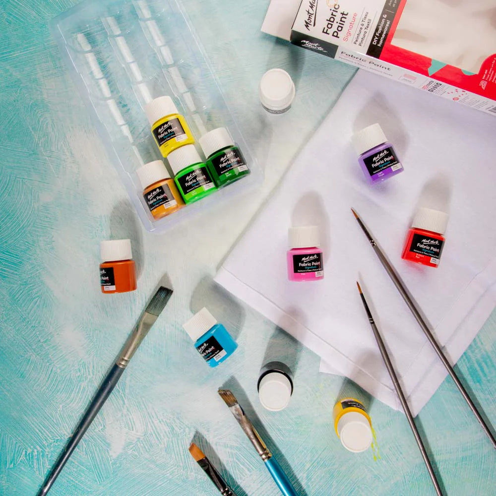 MONT MARTE Fabric Paint Signature 12pc x 20ml