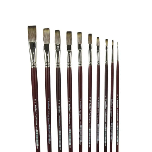 Royal Art Flat Oil Paint Brush Single Piece