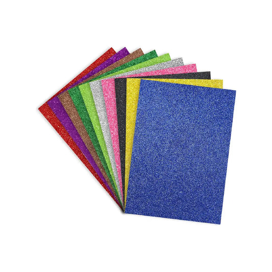 A4 Glitter Sheets Multi Colours