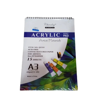 Acrylic Artist's Pad A3 — Spiral Canvas